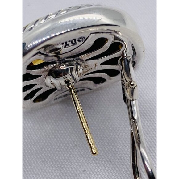 David Yurman Albion Single- Replacement Citrine Earring 925 585 Orange Stone - Picture 9 of 11